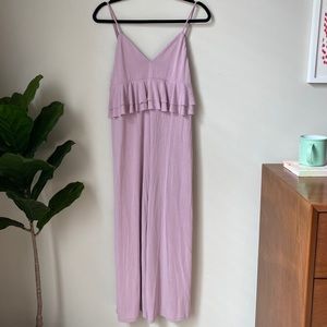 Pink Ruffle Jumpsuit